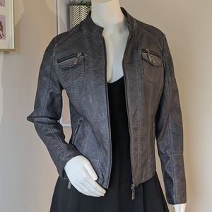 Jou Jou Faux Leather Jacket